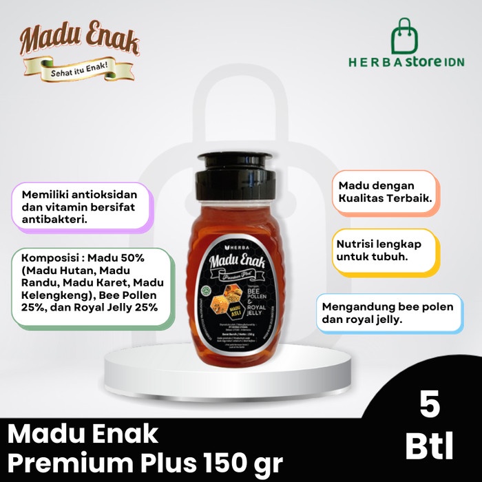 

Sale Terbatas Madu Enak Premium Plus 150 Gr - Paket Grosir / Bulky / Hemat /Reseller Aman