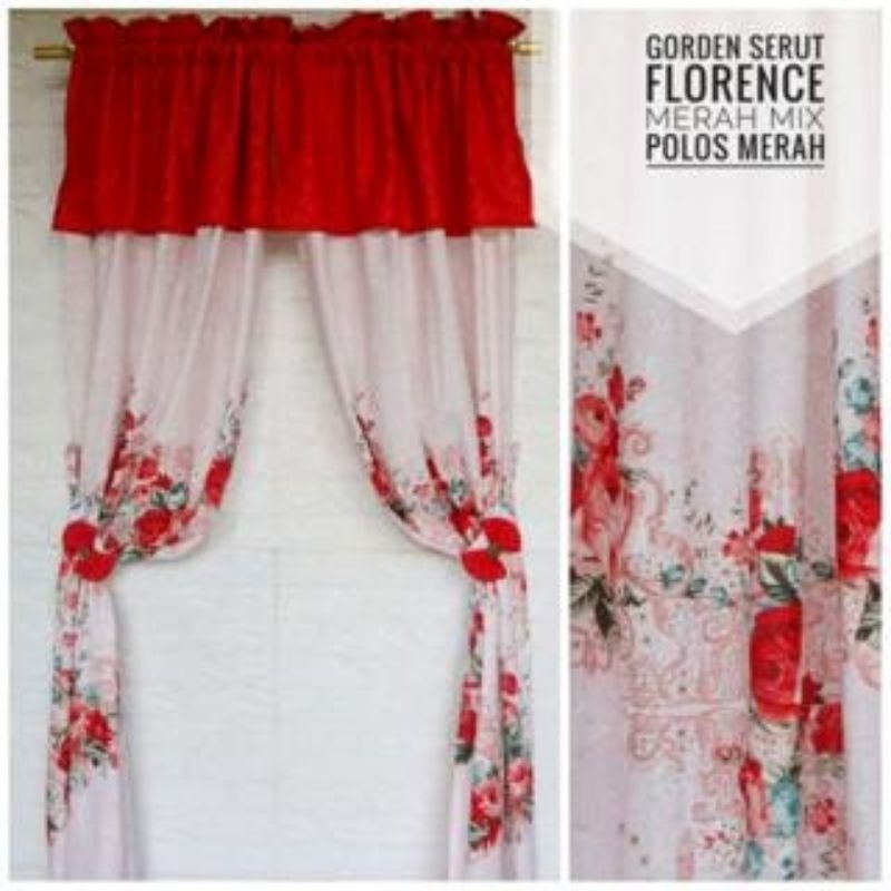 Gorden Terlaris Jendela Kekinian Termurah Panjang Tebal H7V1 Gordyn Premium Kolong Dapur Hordeng Ter
