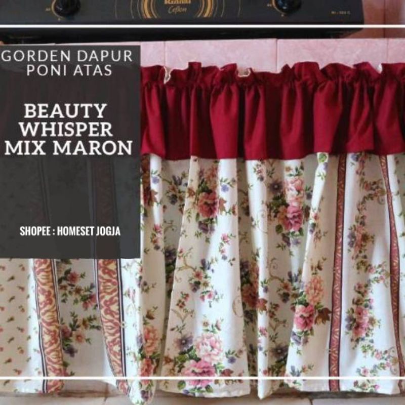 Gorden Premium Termurah Kolong Dapur Ruang Tamu Jendela Kekinian D5O5 Estetik Minimalis Hordeng Terl