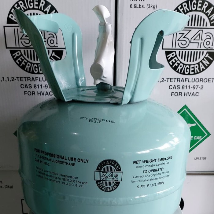 FREON R134A 3KG TABUNG MINI , UNTUK KULKAS / MOBIL