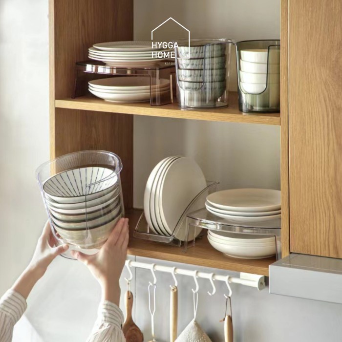 

SPECIAL ICHIGO Rak Piring Mangkok Akrilik Estetik Plates Bowl Organiser