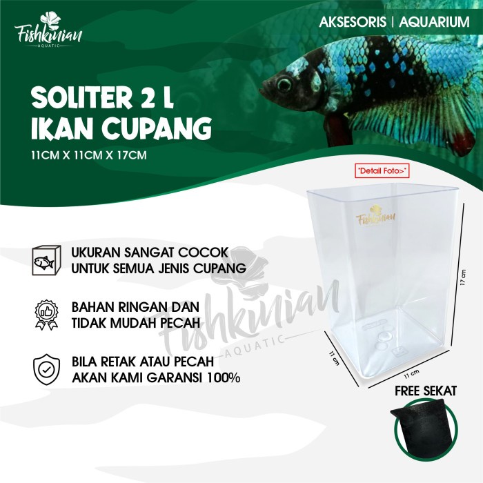 

DISKON AQUARIUM AKRILIK PAXTON 17x11x14 (plt)