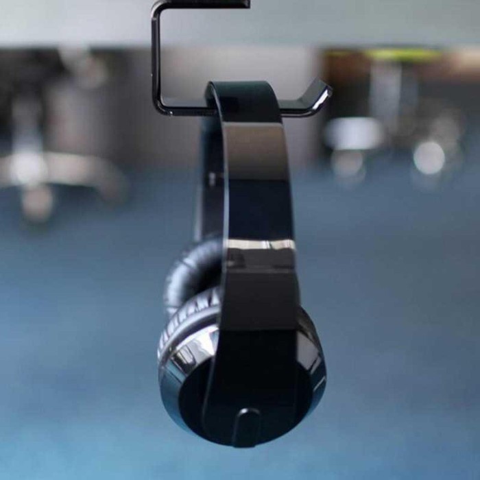 

PROMO Headphone Stand Hanger Holder Acrylic Under Desk Mount Akrilik 3mm