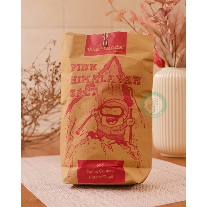 

JTTOP" VAN LANDA POTATO CHIPS - PINK SALT HIMALAYAN 50GR