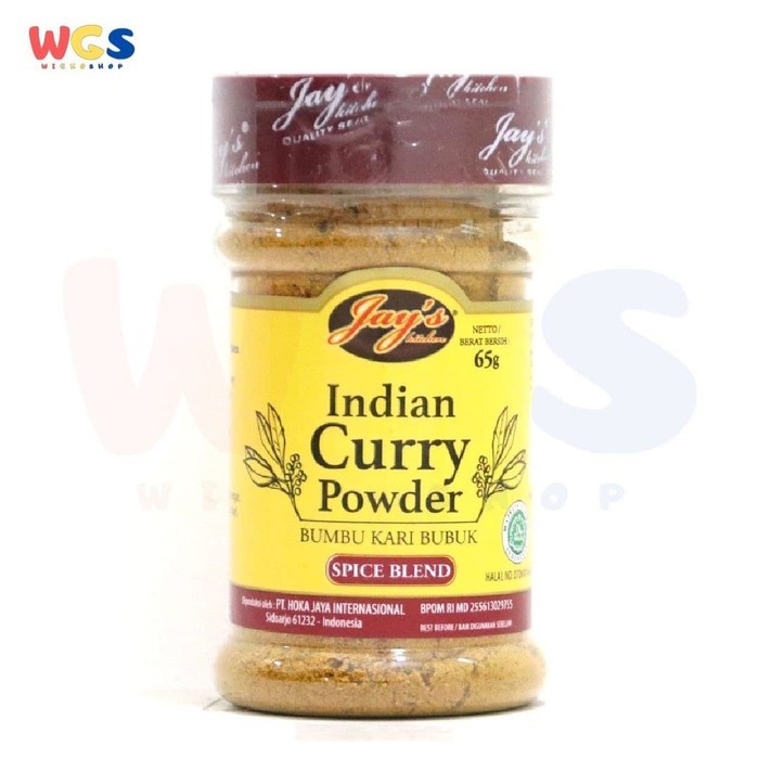 

Jays Indian Curry Powder 65 gr - Bumbu Kari Bubuk India