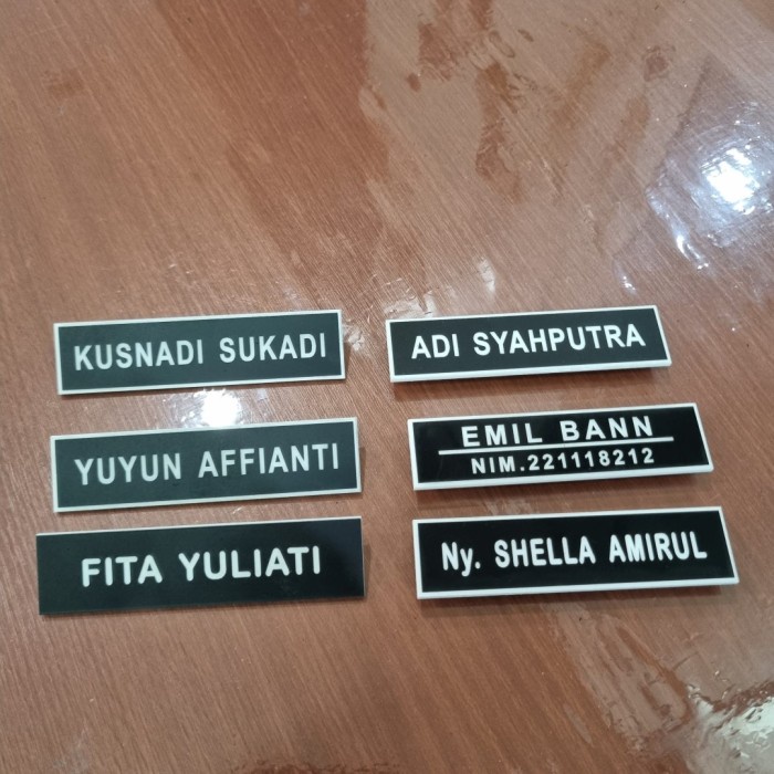

NEW NAMA DADA GRAFIR, NAMETAG , NAMA PDH , GRAFIR AKRILIK TERMURAH