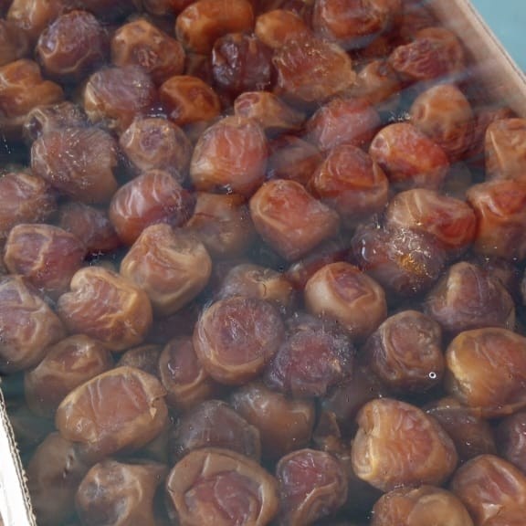 

KURMA SUKARI per DUS isi kurang lebih 3kg - Sukari Alqossim