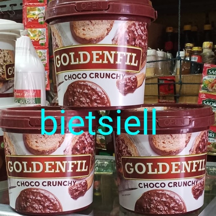 JTTOP" GOLDENFILL CHOCO CRUNCHY 1 KG SELAI COKLAT CRUNCHY