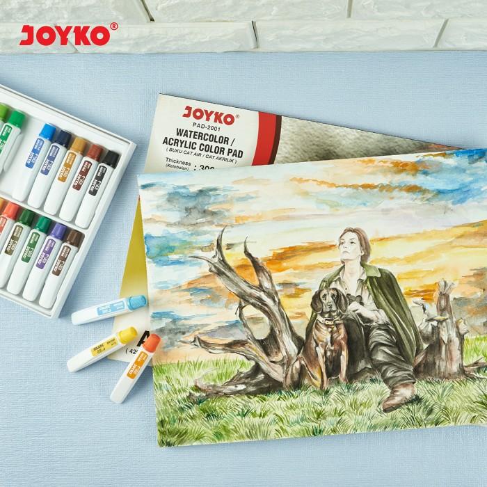 

DISKON Joyko Watercolor Pad Buku Gambar Cat Air Akrilik 300 gsm 12 Sheets