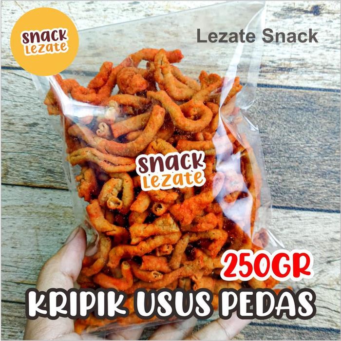 

JTTOP" KRIPIK USUS AYAM 250GR PEDAS MURAH ENAK RENYAH / KERIPIK USUS AYAM PEDAS BALADO / KRIPSUS