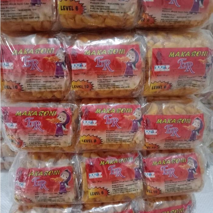 

JTTOP" MAKARONI ER PEDAS GURIH ISI 12 PCS PAKET KOMPLIT
