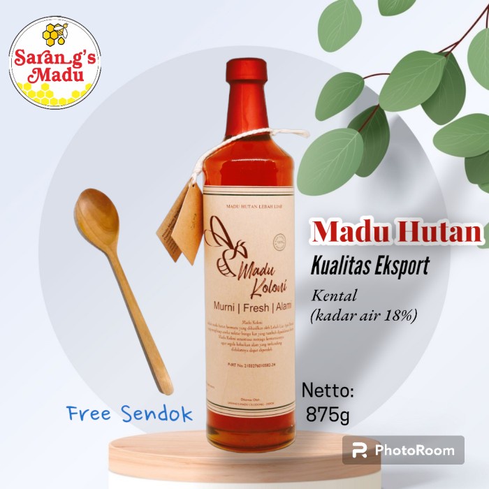 

Sale Terbatas Madu Koloni Natural, Madu Hutan Asli Murni, Kualitas Eksport Aman