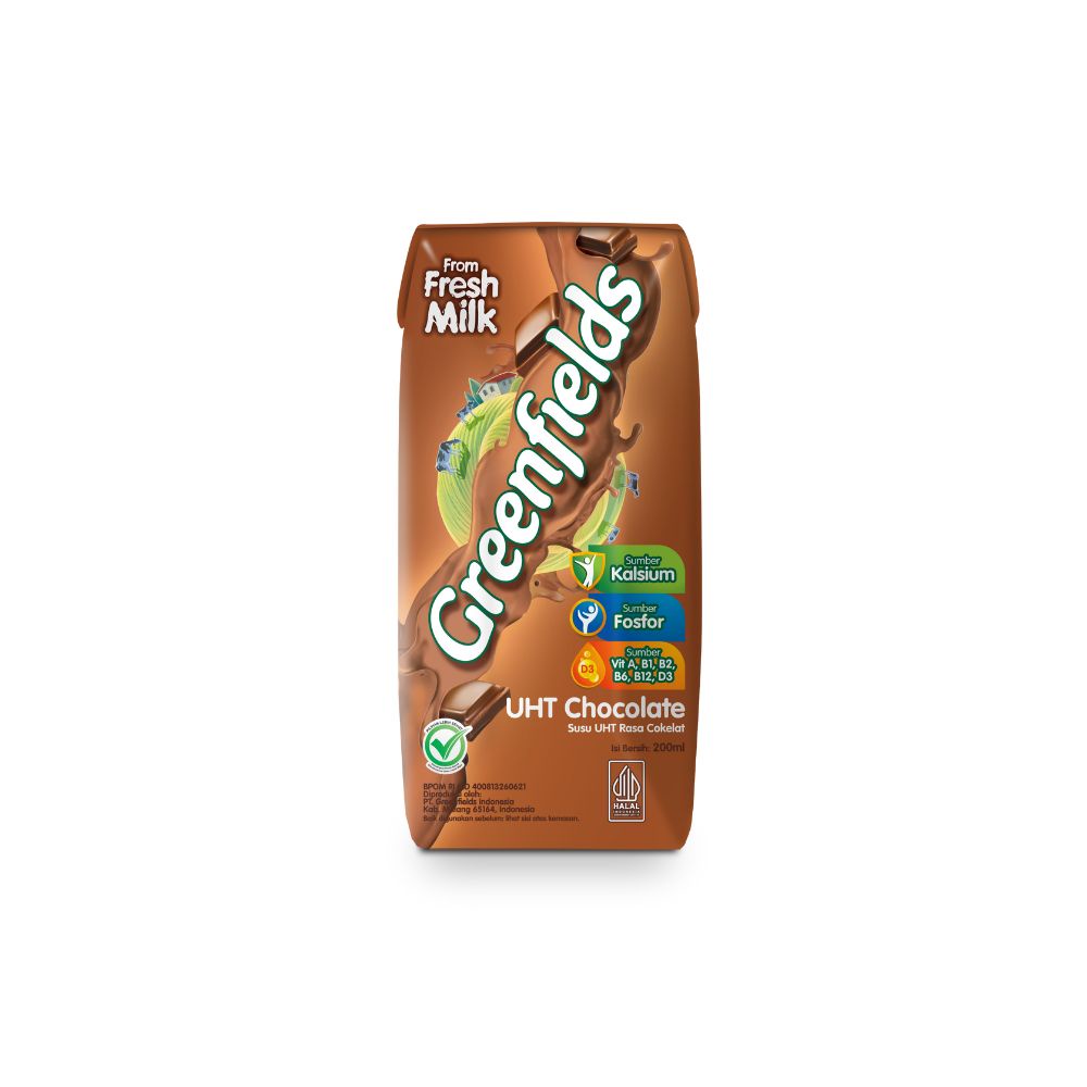 

Greenfields Susu UHT Chocolate 200 ml