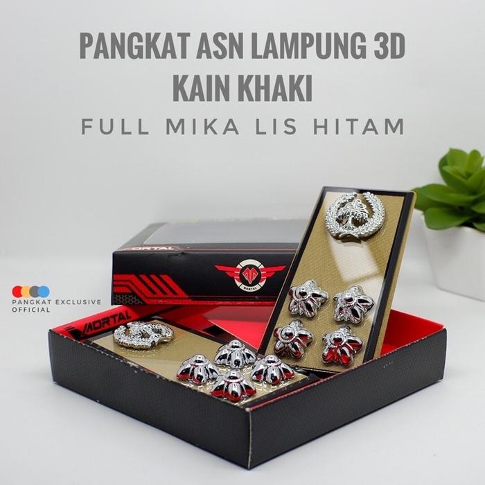 JTTOP" PANGKAT ASN LAMPUNG 3D FULL MIKA