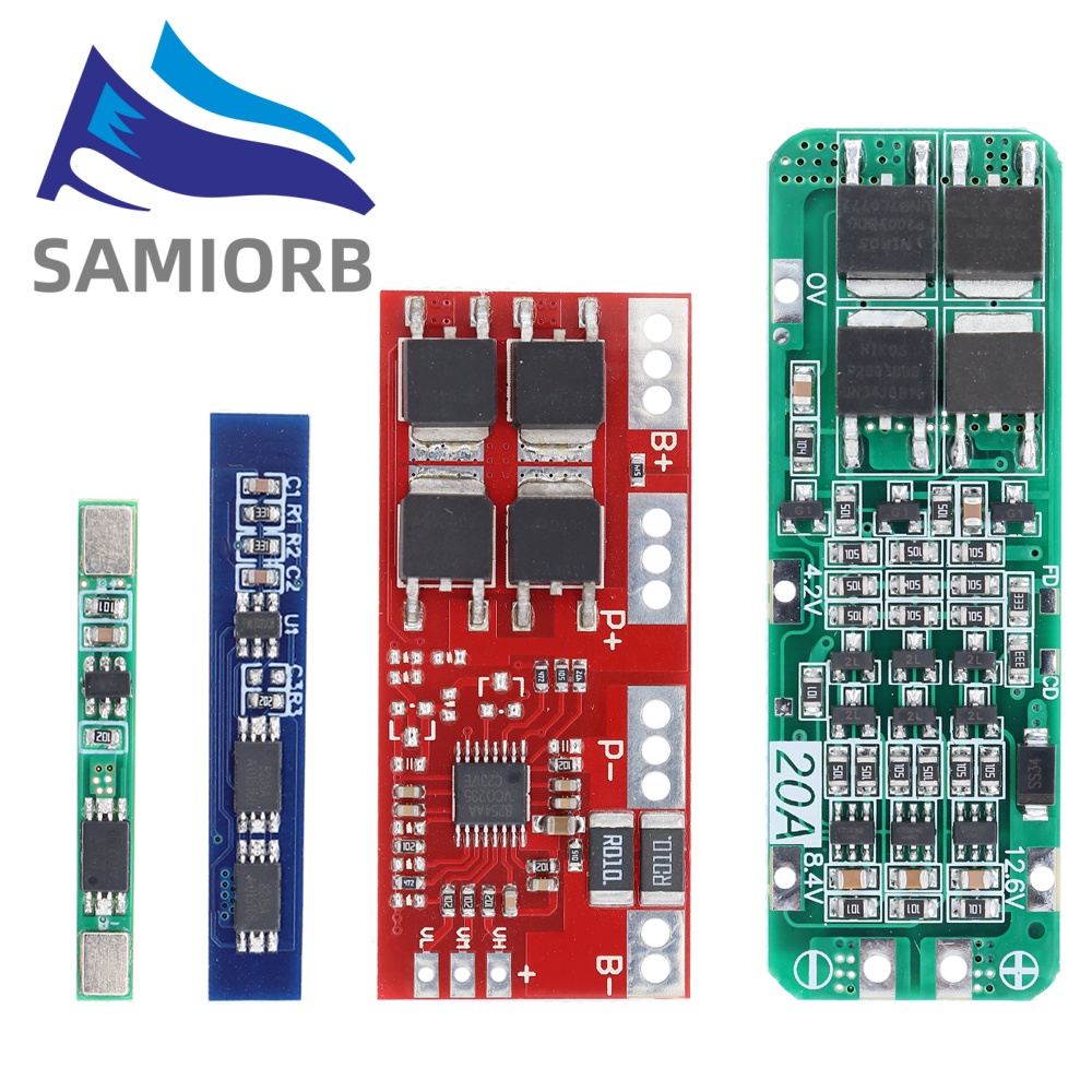 1S 2S 3S 4S 3A 20A 30A Li-Ion Lithium Battery 18650 Charger Pcb Bms Protection Board For Drill Motor