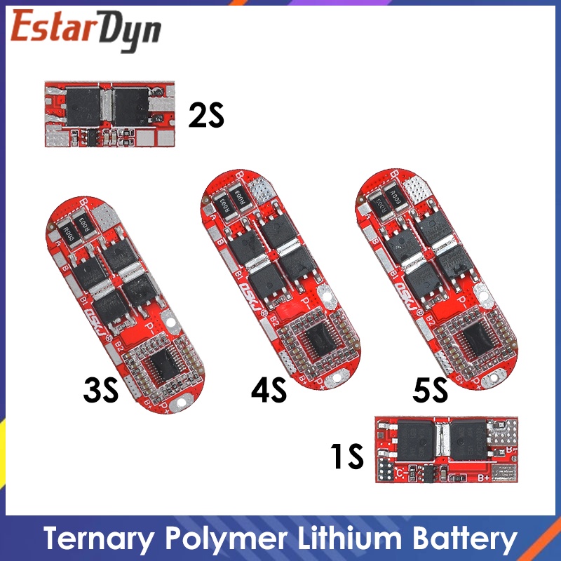Bms 1S 2S 10A 3S 4S 5S 25A Bms 18650 Li-Ion Lipo Lithium Battery Protection Circuit Board Module Pcb