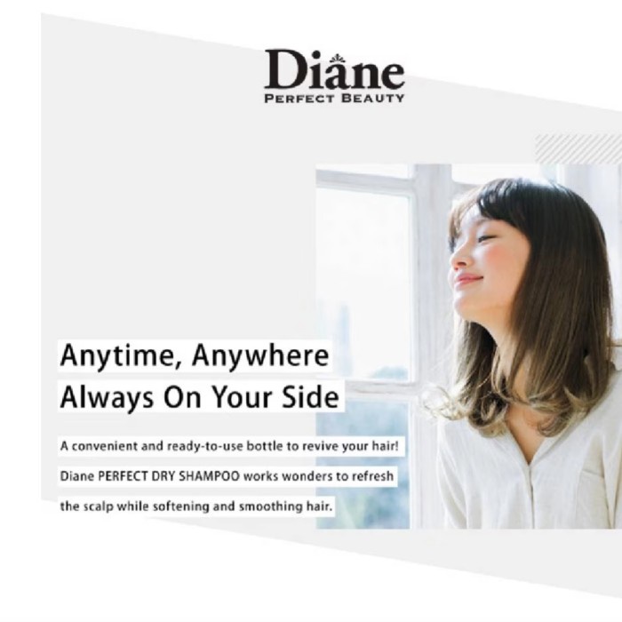 DISKON DIANE MOIST PERFECT DRY SHAMPOO 40G, TRAVEL SIZE, INSTANTLY REFRESHES READYY