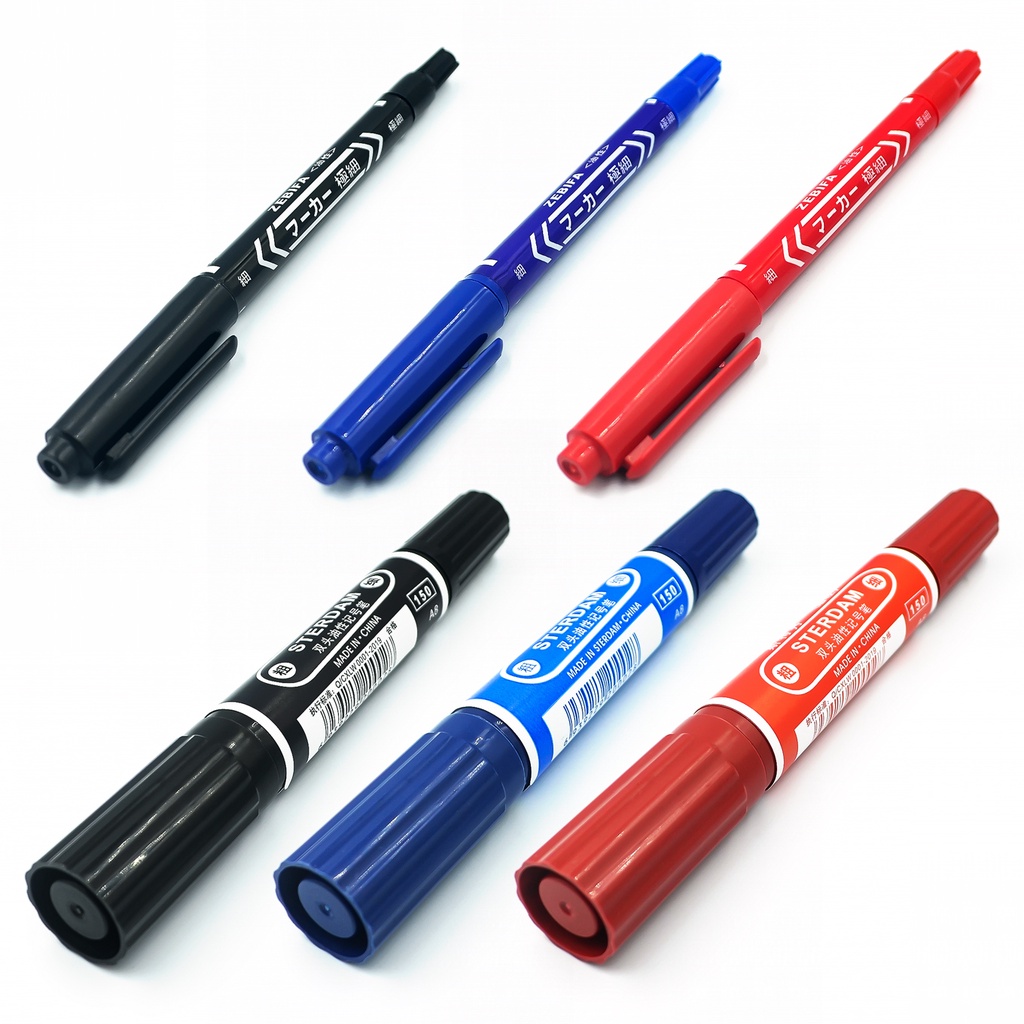 Smart Electronics Ccl Anti-Etching Pcb Circuit Board Ink Marker Double Pen For Diy Pcb