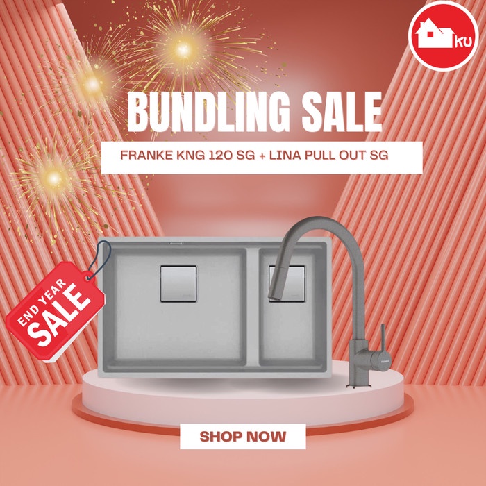 FRANKE KNG 120 Sink Cuci Piring Undermount Topmount