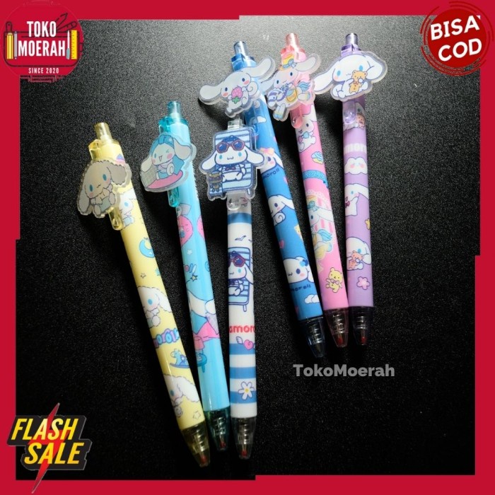 

SALE PULPEN CINNAMOROLL PEN CETEK CINAMOROL AKRILIK PULPEN MEKANIK SANRIO CINNAMOROLL