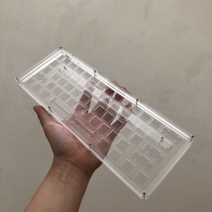 EKSLUSIF Custom Case Akrilik Keyboard Mechanical Fantech Maxfit61