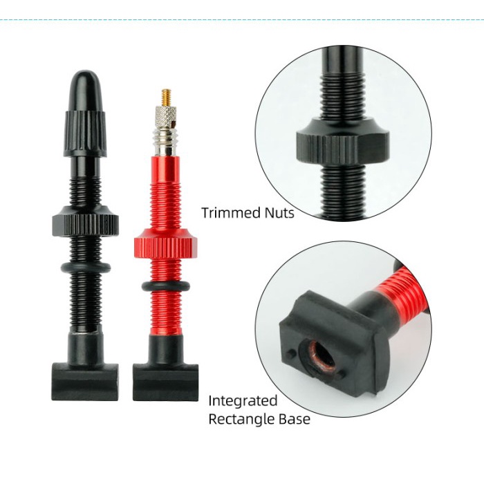 Pentil Valve Tubeless Ban Sepeda Presta Pentil Sepeda Tubeless #Gratisongkir