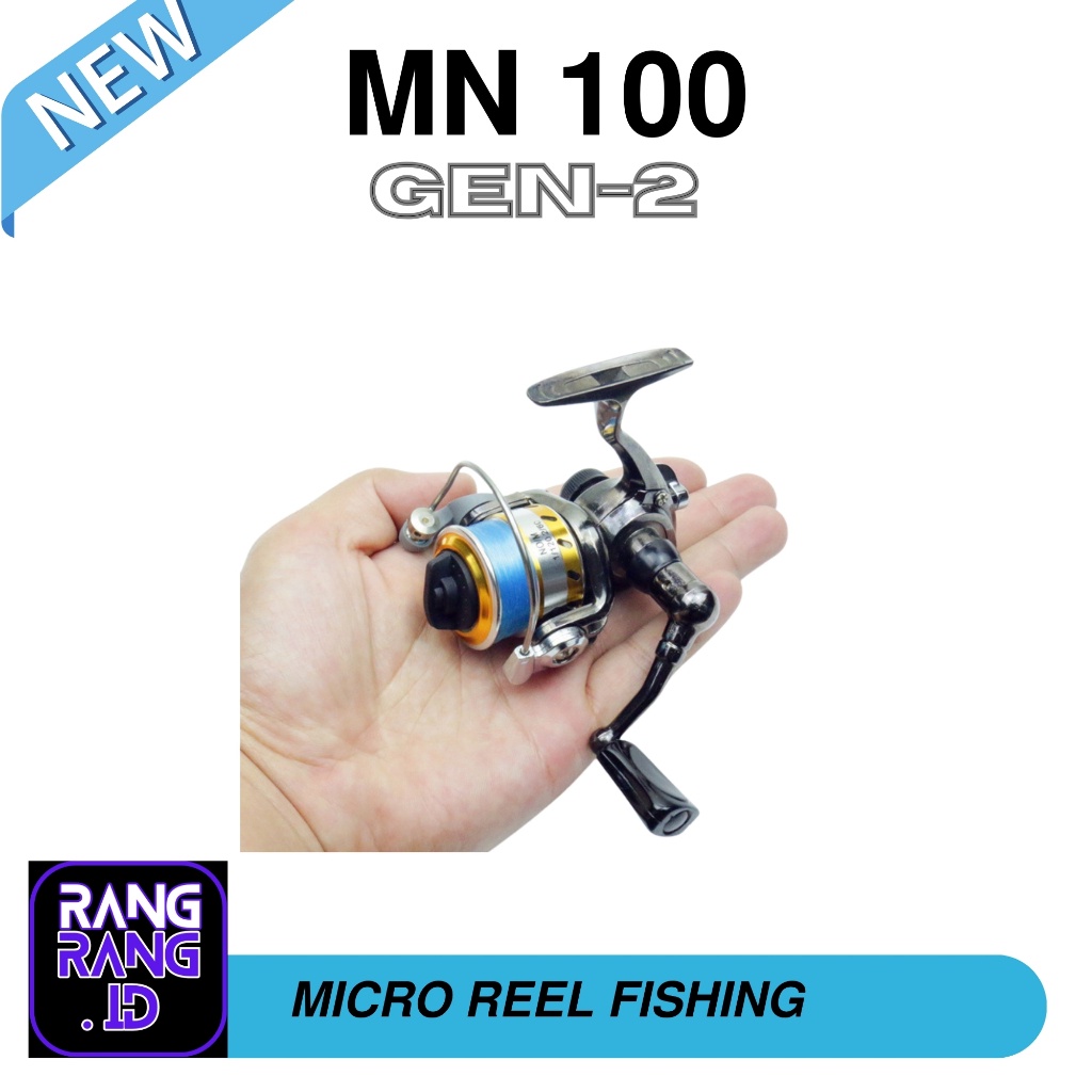 Reel Pancing Mini Spinning Micro Reel Full Metal - MN100 GEN-2