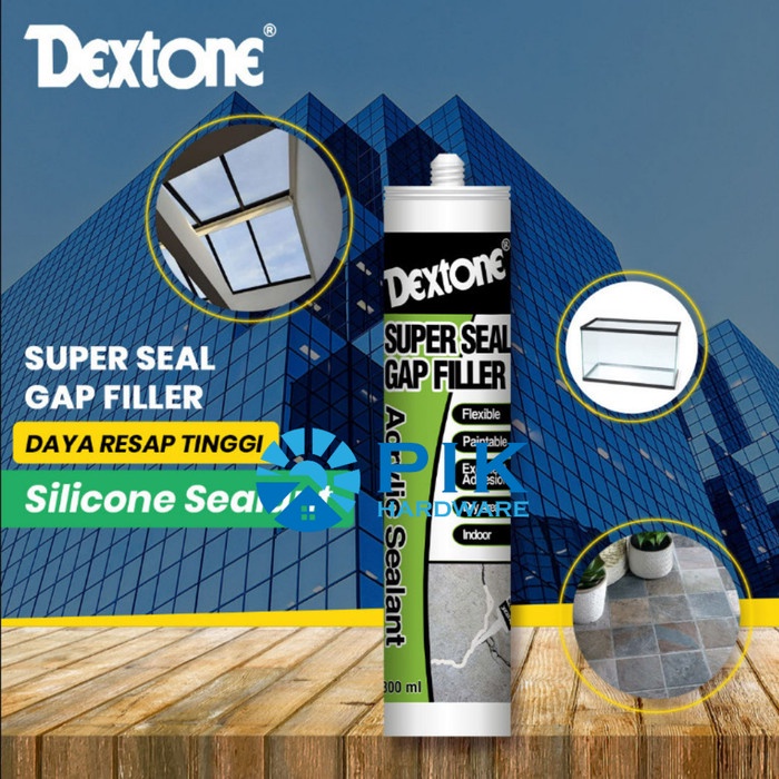 EKSLUSIF LEM SUPER SEALANT ACRYLIC / GAP FILLER DEXTONE LEM TEMBOK / AKRILIK