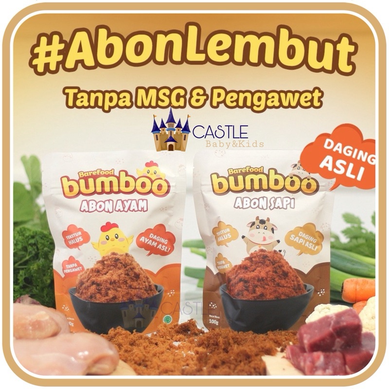 

Barefood BUMBOO Abon Asli - Tekstur Lembut MPASI Si Kecil - Sumber Protein - Tanpa MSG - Tanpa