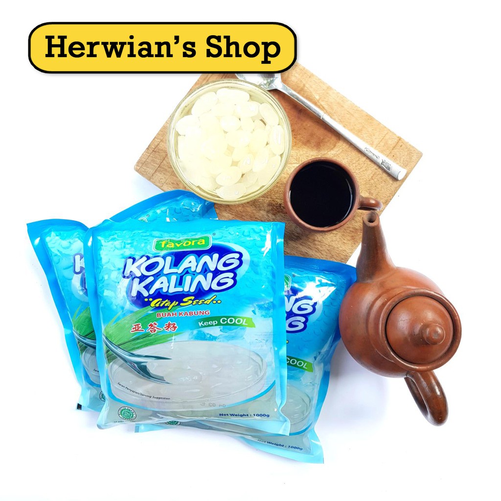 

Kolang Kaling FAVORA - ASLI - isi 1 x 1000GR Kualitas Export Sudah Manis Tinggal Makan [HALAL] WE!