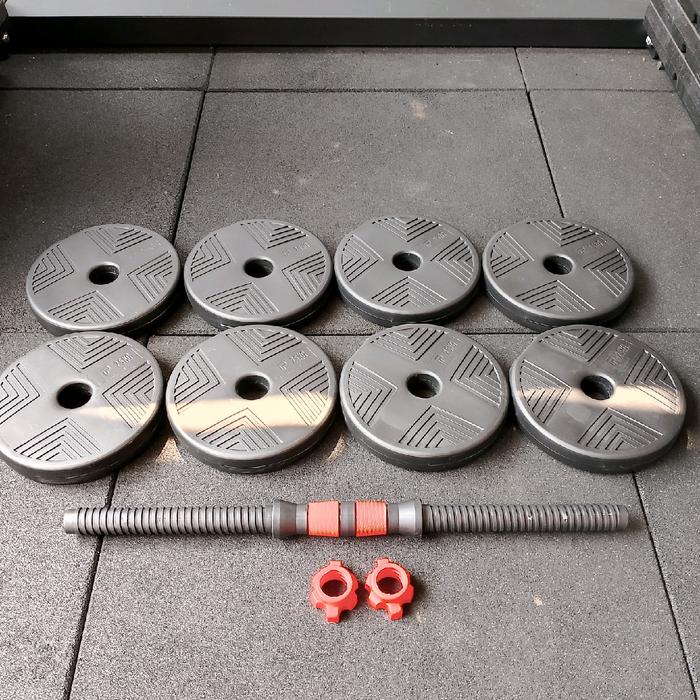 Barbel Set 20 KG Kosongan (1Pcs)/Dumbbel Set 20 KG Kosongan (1Pcs)/Barbel Dumbbel Set 20 KG Tanpa