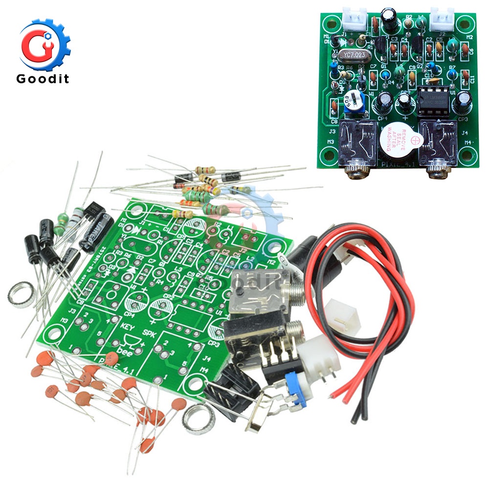 12V Power HAM RADIO 40M CW Shortwave QRP Pixie Transmitter Receiver Module 7.023MHz-7.026MHz For DIY