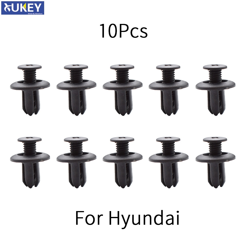10X Car Auto Fasteners For Hyundai Tucson Elantra Sonata Solaris Santa Fe Accent I30 I20 Bumper