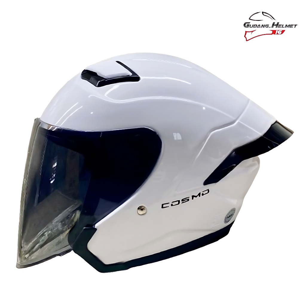 FLASH SALE HELM HALF FACE HKM COSMO ORIGINAL PAKET GANTENG DEWASA ORIGINAL SNI FREE SPOILER (COD)