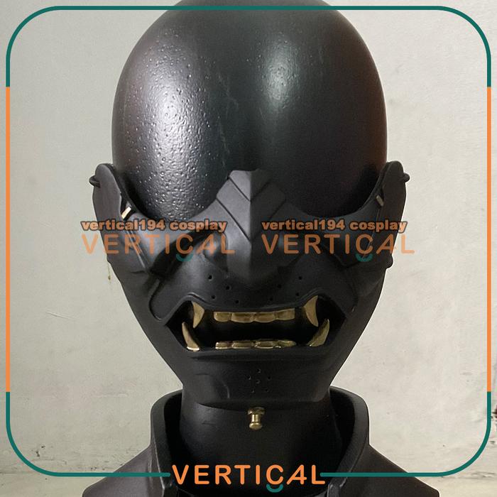 Terlaris COSPLAY GHOST OF TSUSHIMA MASK TOPENG JIN SAKAI ONI JEPANG HANNYA MENPO JEPANG TECHWEAR