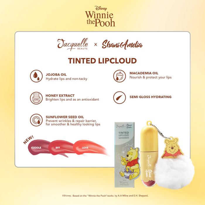 

Promo Jacquelle Tinted Lip Cloud X Shani Amelia Liptint - Disney Winnie The Pooh Berry Bibir Gloss