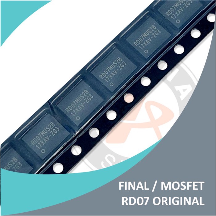 JTTOP" FINAL HT ICOM IC V80 MOSFET RD07 ORIGINAL