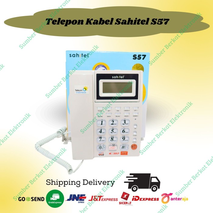 JTTOP" TELEPON CABLE MEJA SAHITEL S-57 PESAWAT TELEPON SAHITEL