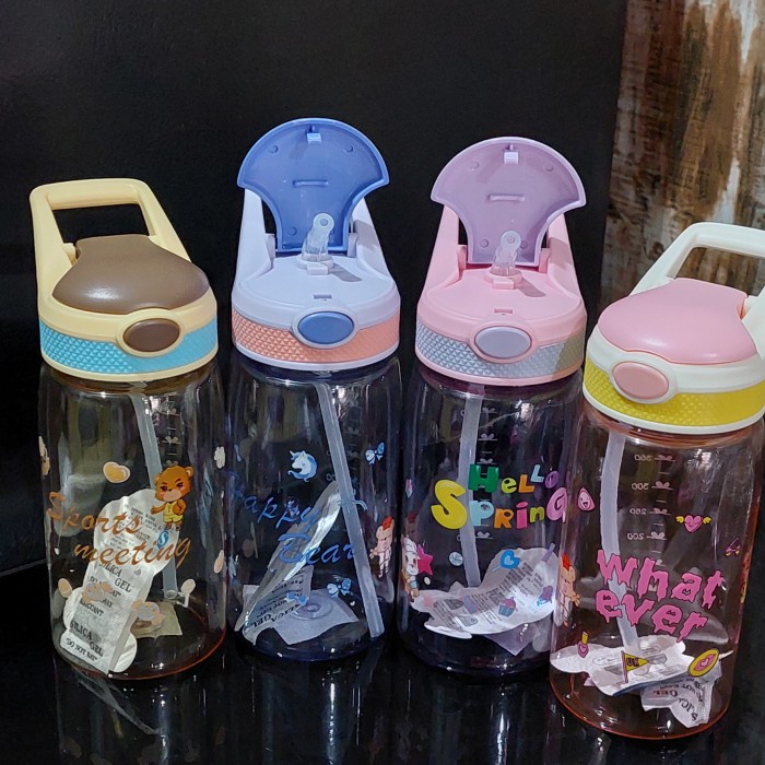 BOTOL MINUM ANAK KARAKTER PEGANGAN SELIYA KD 2663 500ML