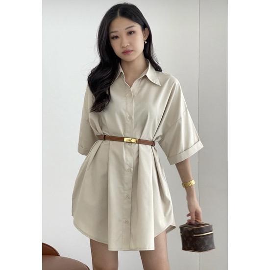 Belt Bkk Semi Kulit / Belt Kelly Ikat Pinggang Wanita Kulit