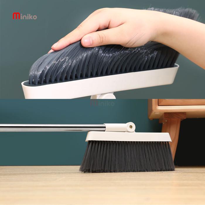 READY STOK SET SAPU PENGKI LIPAT ALAT PEMBERSIH / BROOM SET DUSTPAN / SAPU PENGKI PLASTIK READYY