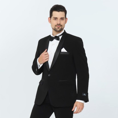 PROMO Arnon Brook - Nightfall - Jas Tuxedo Pria - Extra Slim - Kancing Satu