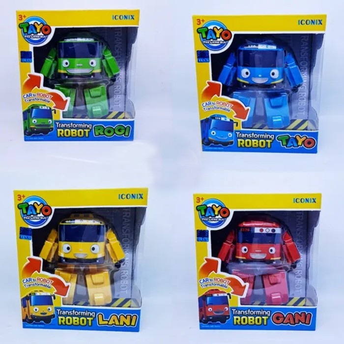 Iconix Tayo Transforming Robot Tayo/Rogi/Gani/Lani