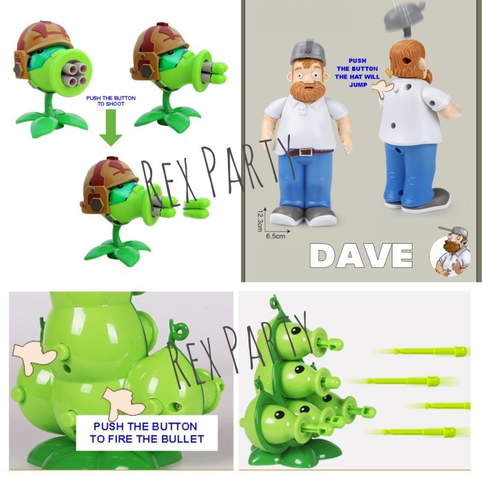 Plants Vs Zombies/Mainan Plant Besar/Big Size Plants Vs Zombies Toy