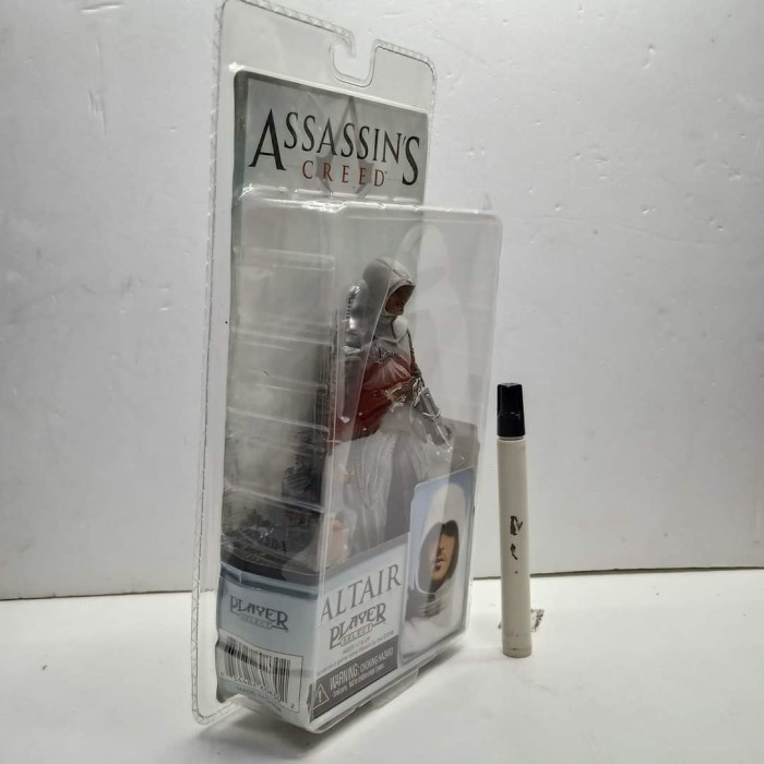 mainan neca action figure assassins creed altair player select by neca tinggi sekitar 7 inch