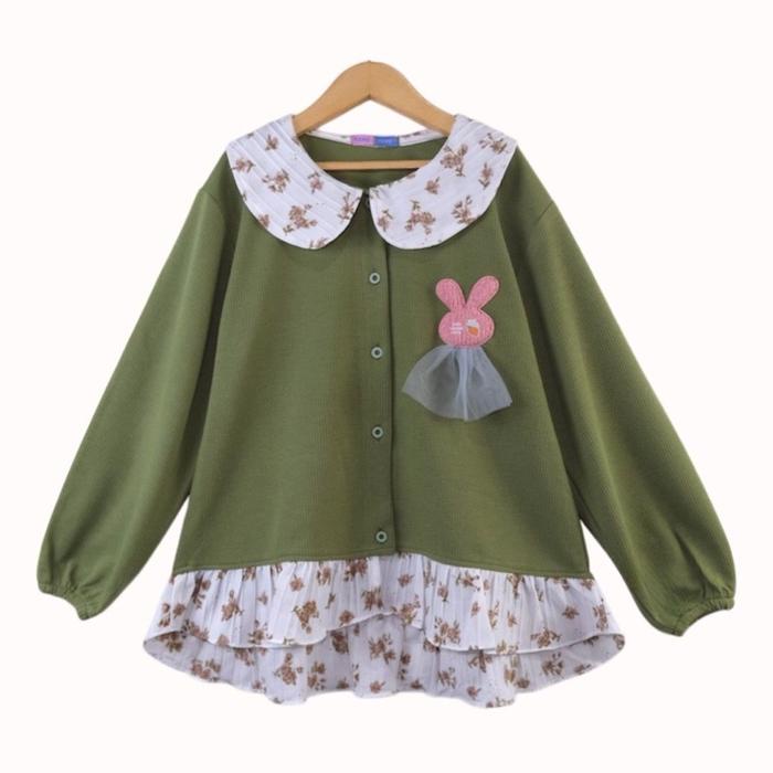 Baju Atasan Blouse Anak Perempuan Korean Style Usia 6 Tahun 7 Tahun 8 Tahun 9 Tahun 10 Tahun 11