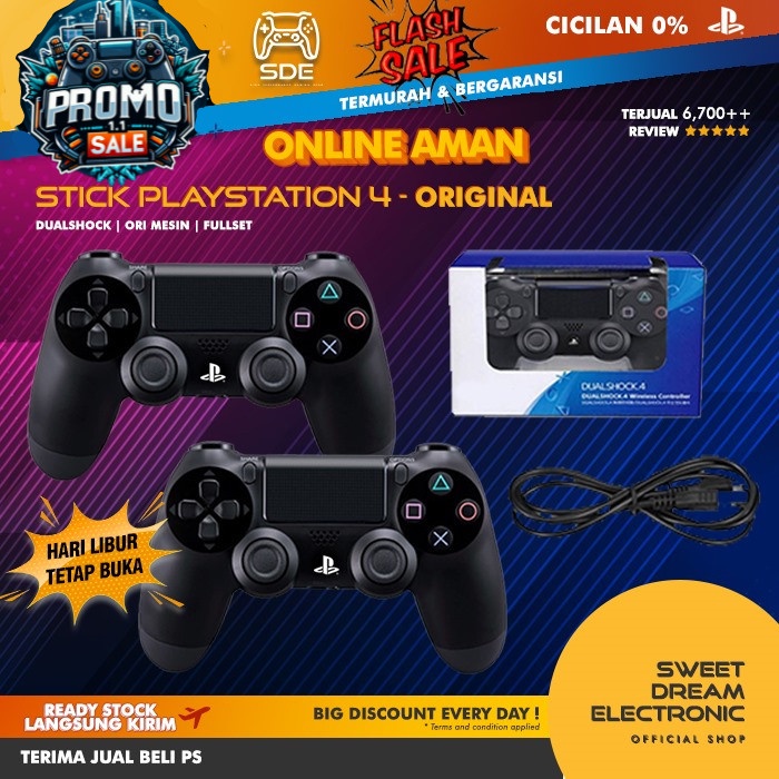 ds4 ori mesin stick ori mesin ps4 sony