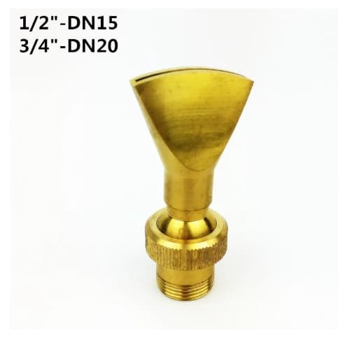1/2" (3/4") Nozzle Air Mancur, Duct Tail, Kipas Bebek