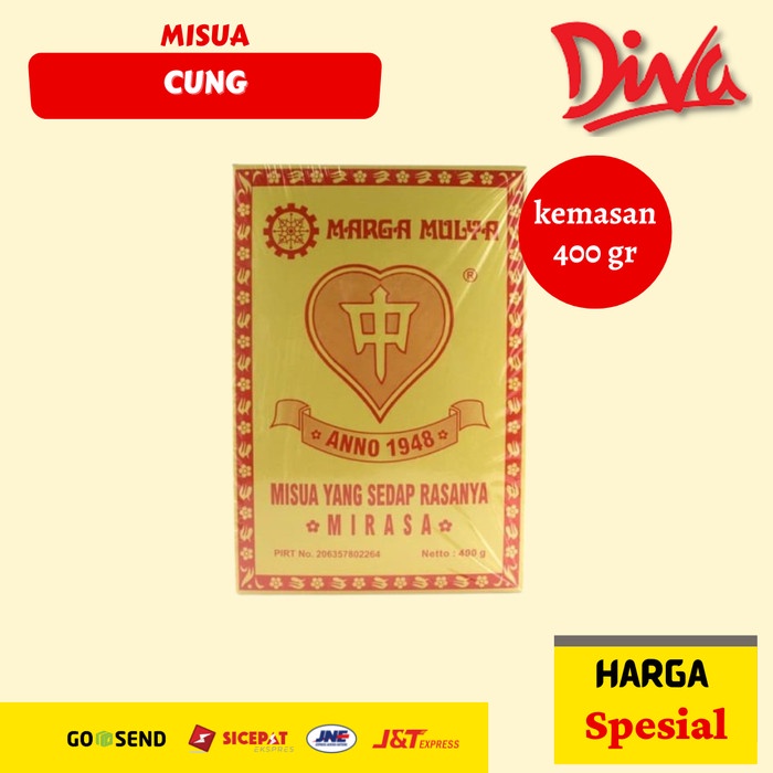 

Promo Terbatas Misua Marga Mulya Misua Cung 400Gr Aman