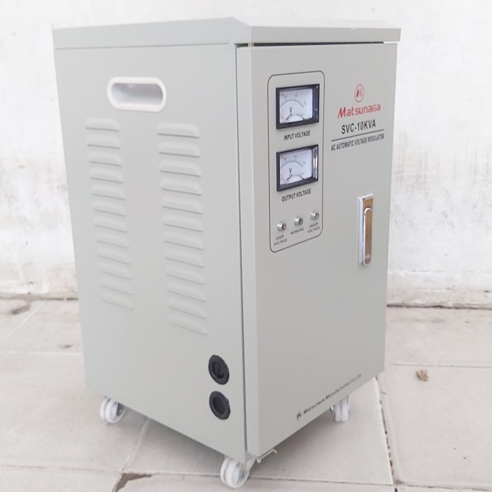Hemat Stavolt Svc 10 Kva Matsunaga / Stabilizer 10Kva / Stavol 10000 Watt